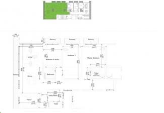 Type B 3D Render: 3 Bedrooms, 164.8 square metres / 1,774 square feet